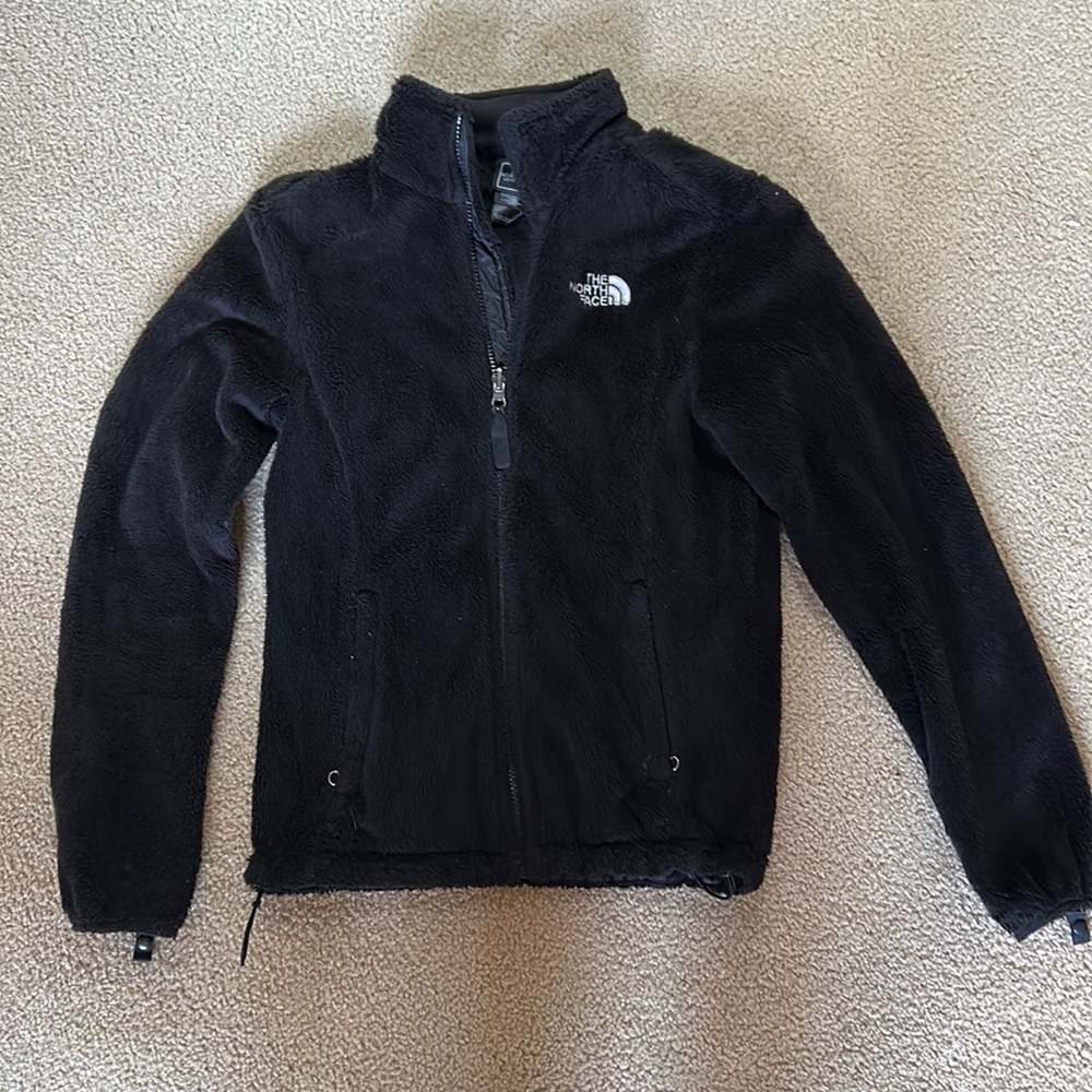 Black north face jacket XS